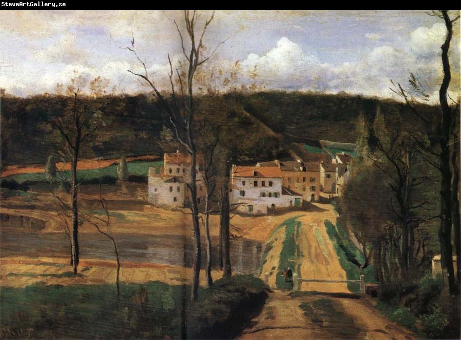 Corot Camille The houses of cabassud